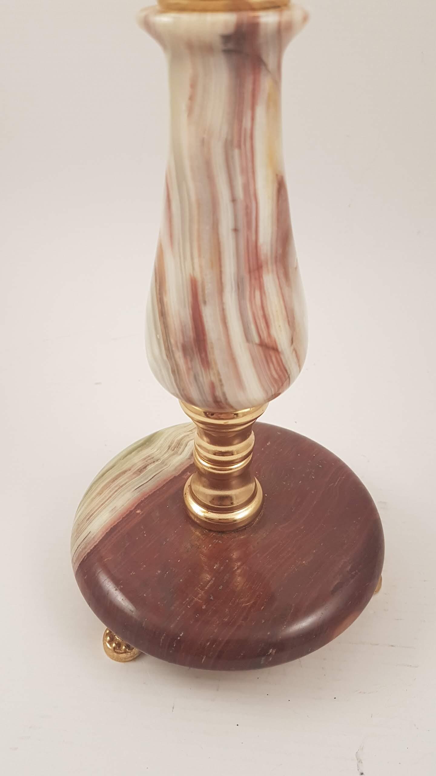 Vintage Onyx Marble Candle Holder - Mid Century Italian - Etsy 日本