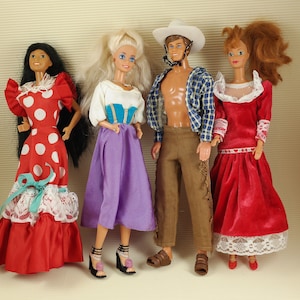 Vintage old stylish dolls Barbie Ken Midge signed 1966s 1983s,choose one doll
