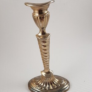 Vintage metal candlestick made in england