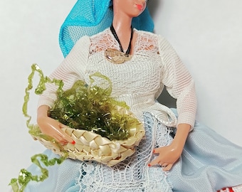 Muñeca de plástico vintage española Marin Chiclana