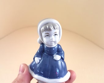 Vintage little baby girl figurine porcelain made in Germany