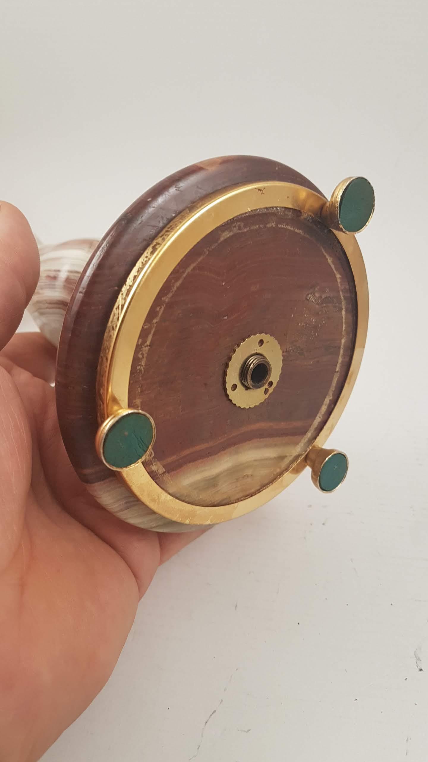Vintage Onyx Marble Candle Holder - Mid Century Italian - Etsy 日本