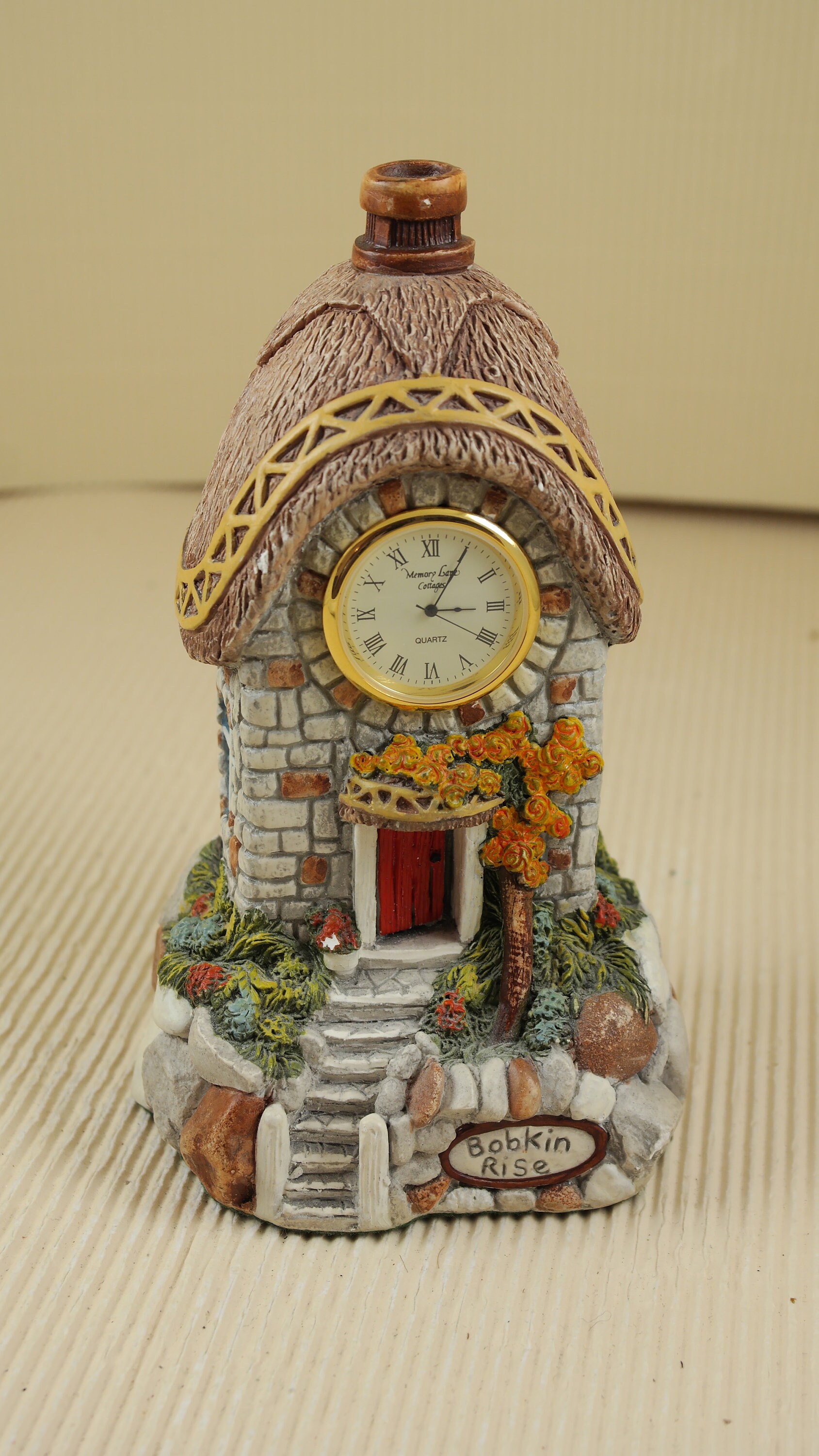 Mini Vintage Quartz Clock Memory Lane Cottages Made in England Etsy