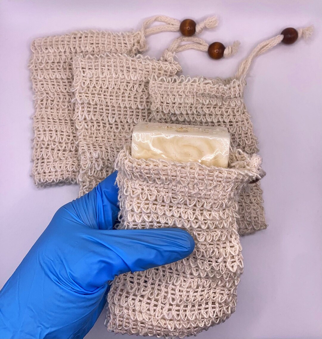 Sisal Soap Saver Bag great for Our Sea Moss Soap Bars Etsy