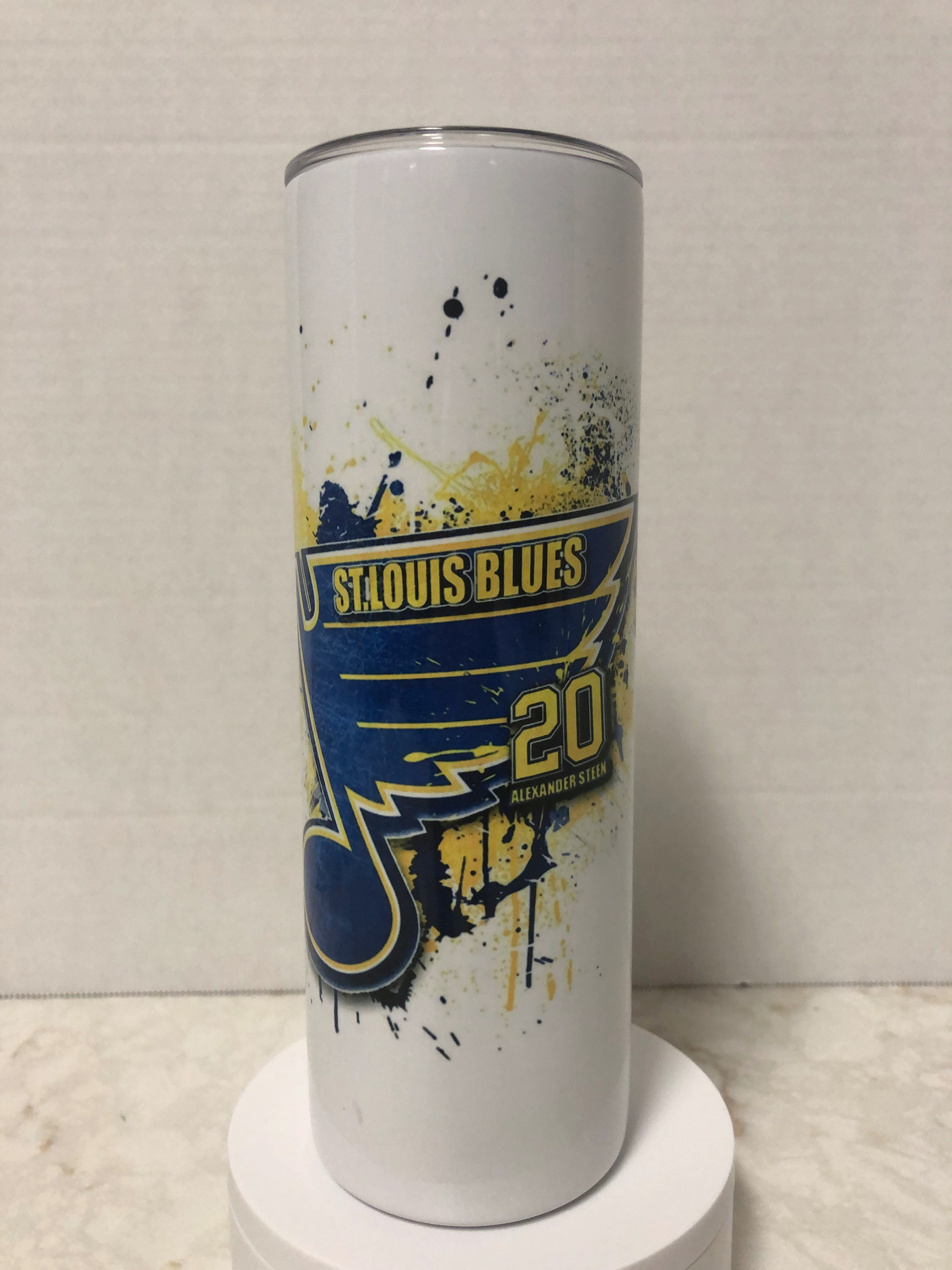 We All Bleed Blue St. Louis Blues Tumbler Blues Hockey St.