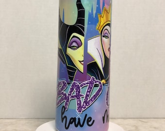 Vaso delgado de 20 oz de Villanos: Maléfica, Úrsula, Cruella - Personalizado