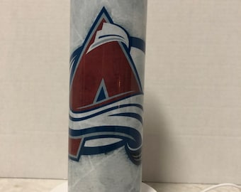 Colorado Avalanche Tumbler, 20or 25oz Sublimated Skinny Tumbler