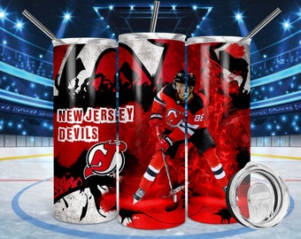 Vaso sublimado de los New Jersey Devils, regalo para fanáticos del hockey