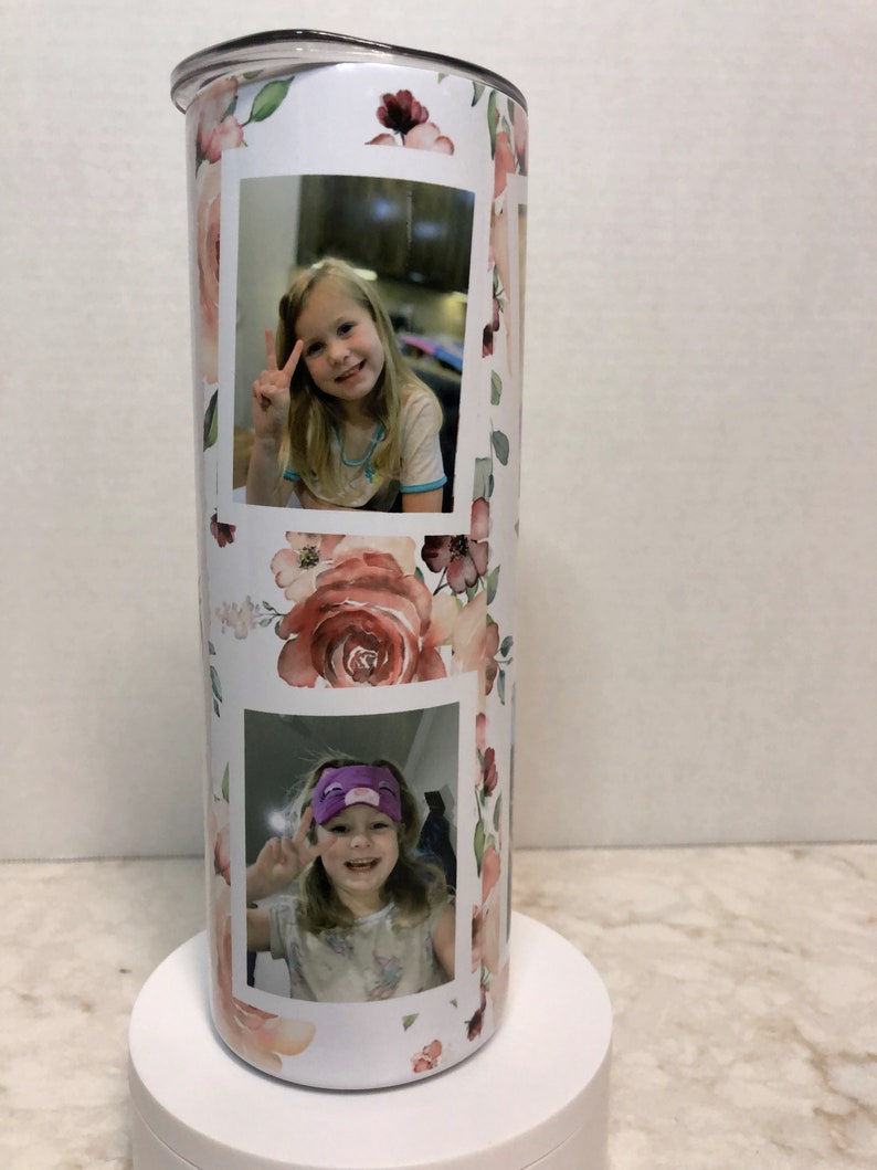 Personalized Tumbler Picture Custom Photo Tumbler Mom Personalized birthday gift for mom custom picture image 6