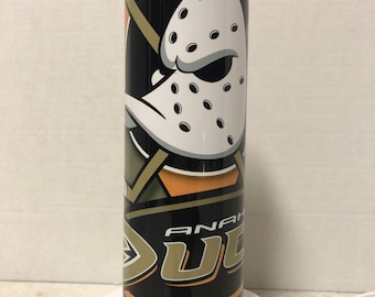 Anaheim Ducks Tumbler with Straw, Sublimated Hockey Fan Gift