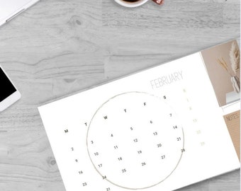 Minimalist Printable Calendar
