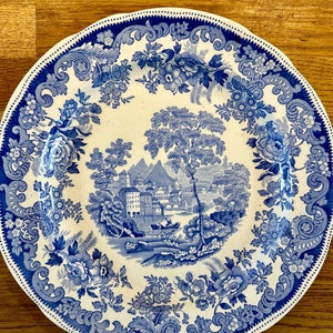 COPELAND SPODE PLATE I Dinner Plate in Rhine Pattern l Width 26cm 10.25in l Made in England l Staffordshire