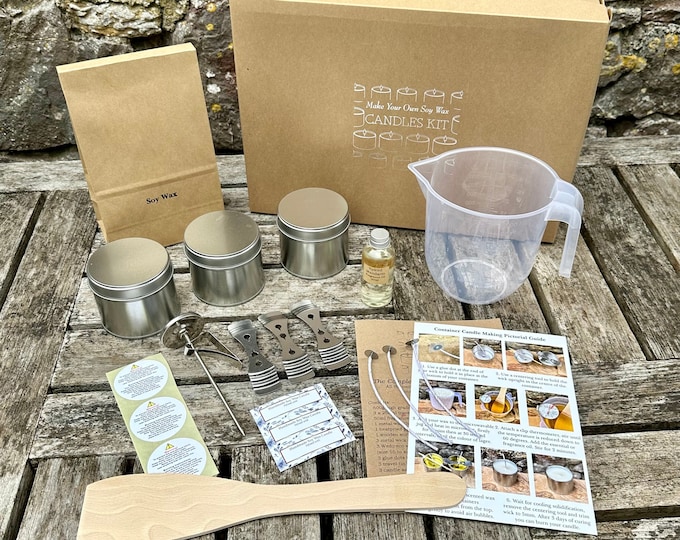 Soy Wax Candle Making Starter Kit – DIY Scented Candles