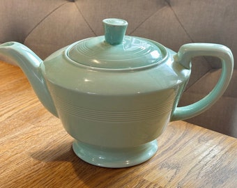 Iris by Woods Ware Vintage Teapot in Very Light Blue Iris Iris by Woods Ware Vintage Teapot in Very Light Blue Iris