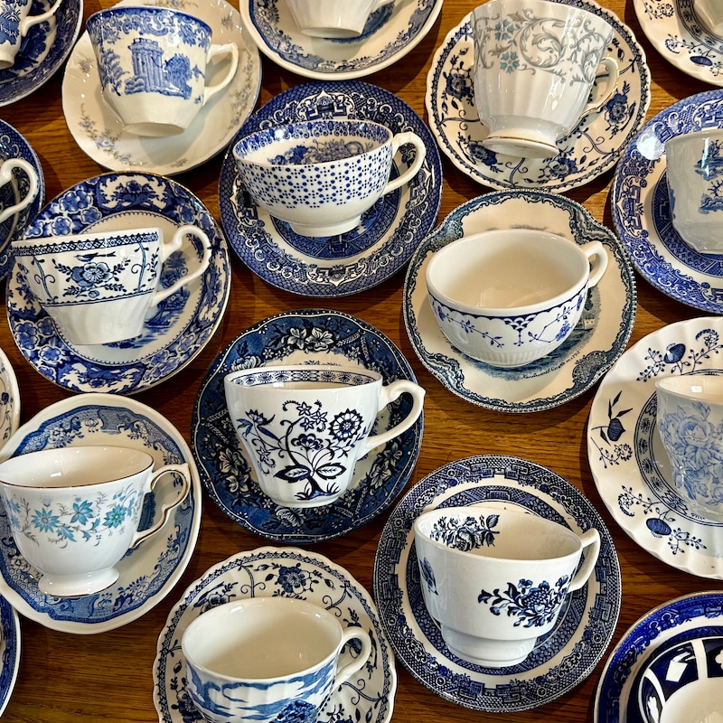 Liberty Tea Cup + Saucer (Set of 4) main image 1