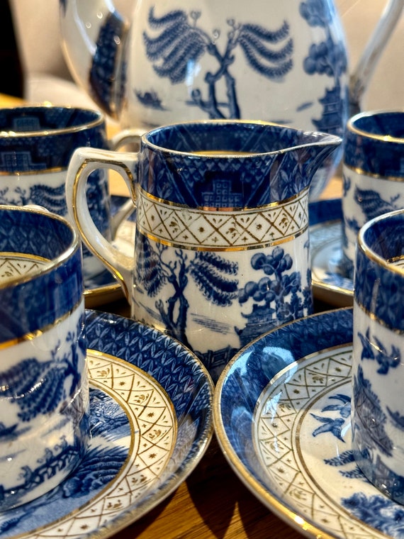 Royal Doulton Saucer Booth Real Old Willow China BOOTHS SILICON