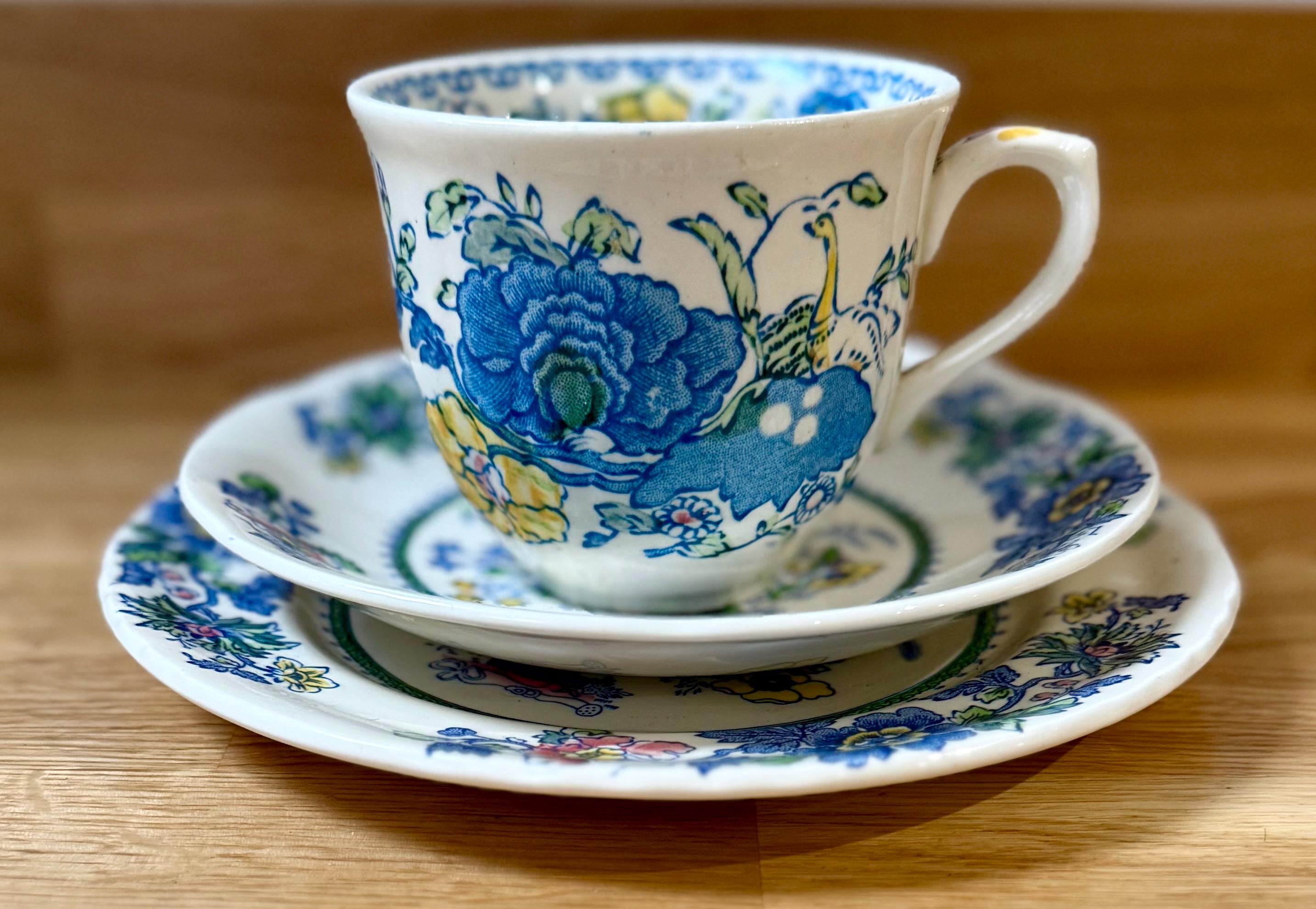 美品 メイソンズ『ストラスモア』ブルー ディナープレート 2枚セット 美品 メイソンズ『ストラスモア』ブルー ディナープレート 2枚セット