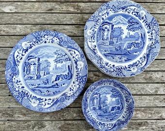 COPELAND SPODE Sandwich Plate, Platter and Bowl | 1930's Tableware | Country Kitchen Decor l Made in England l Staffordshire