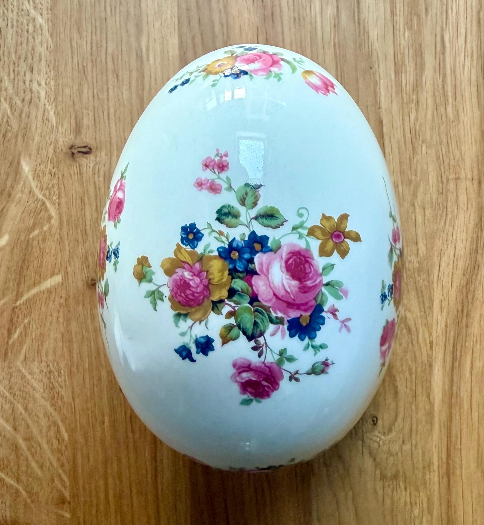 ヴィンテージ バーレイ エッグ トリンケット ポット by Burleighware l