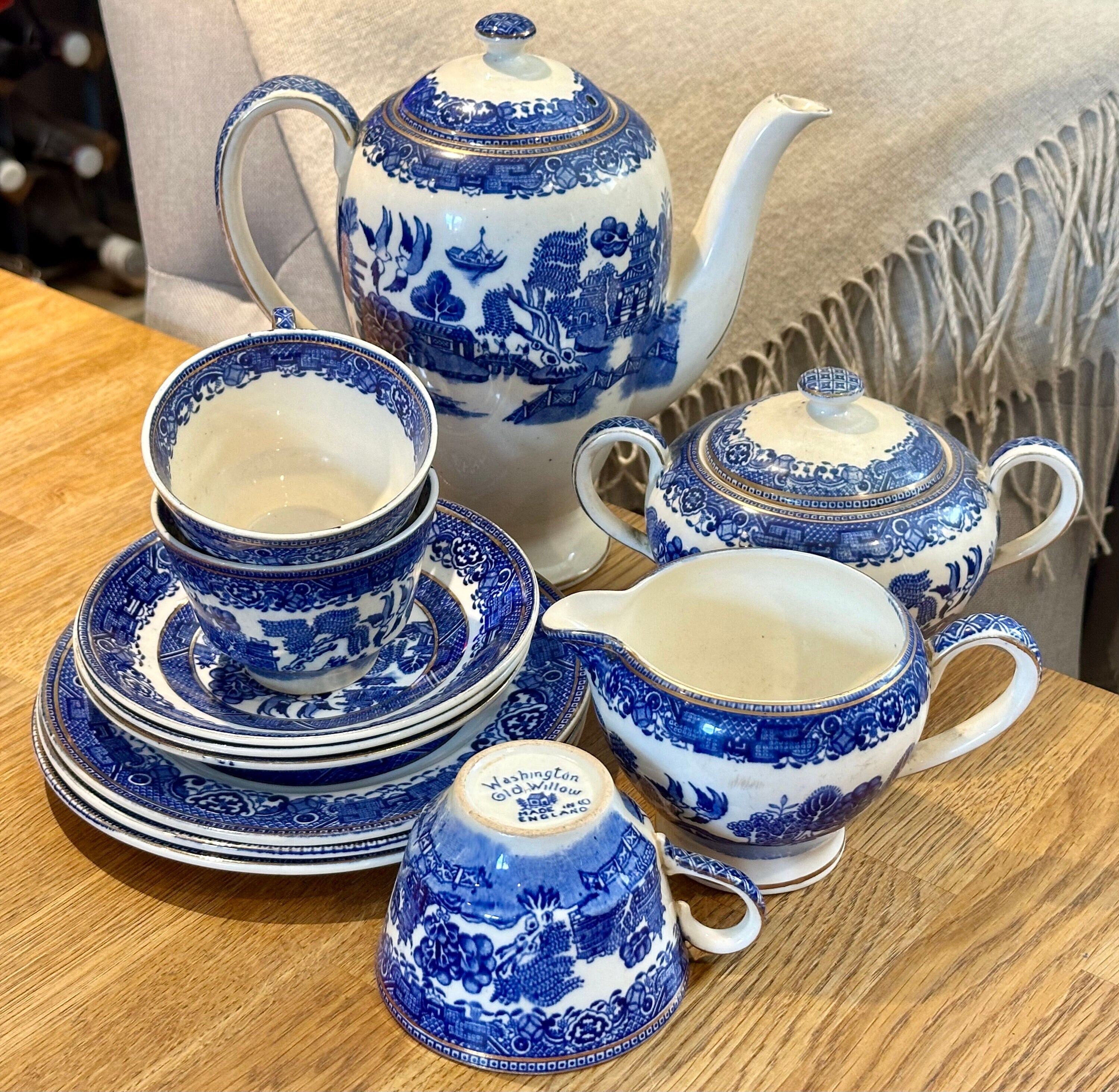 johnson brothers blue willow china