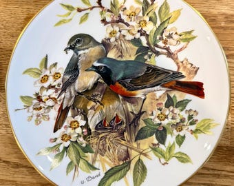 WORLD WILDLIFE Fund WWF Collector's Decorative Bird Plates, Wall