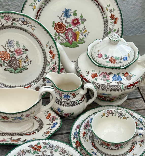 一点もの 芸術 1833年 英国 スポード コープランド カップ&ソーサー