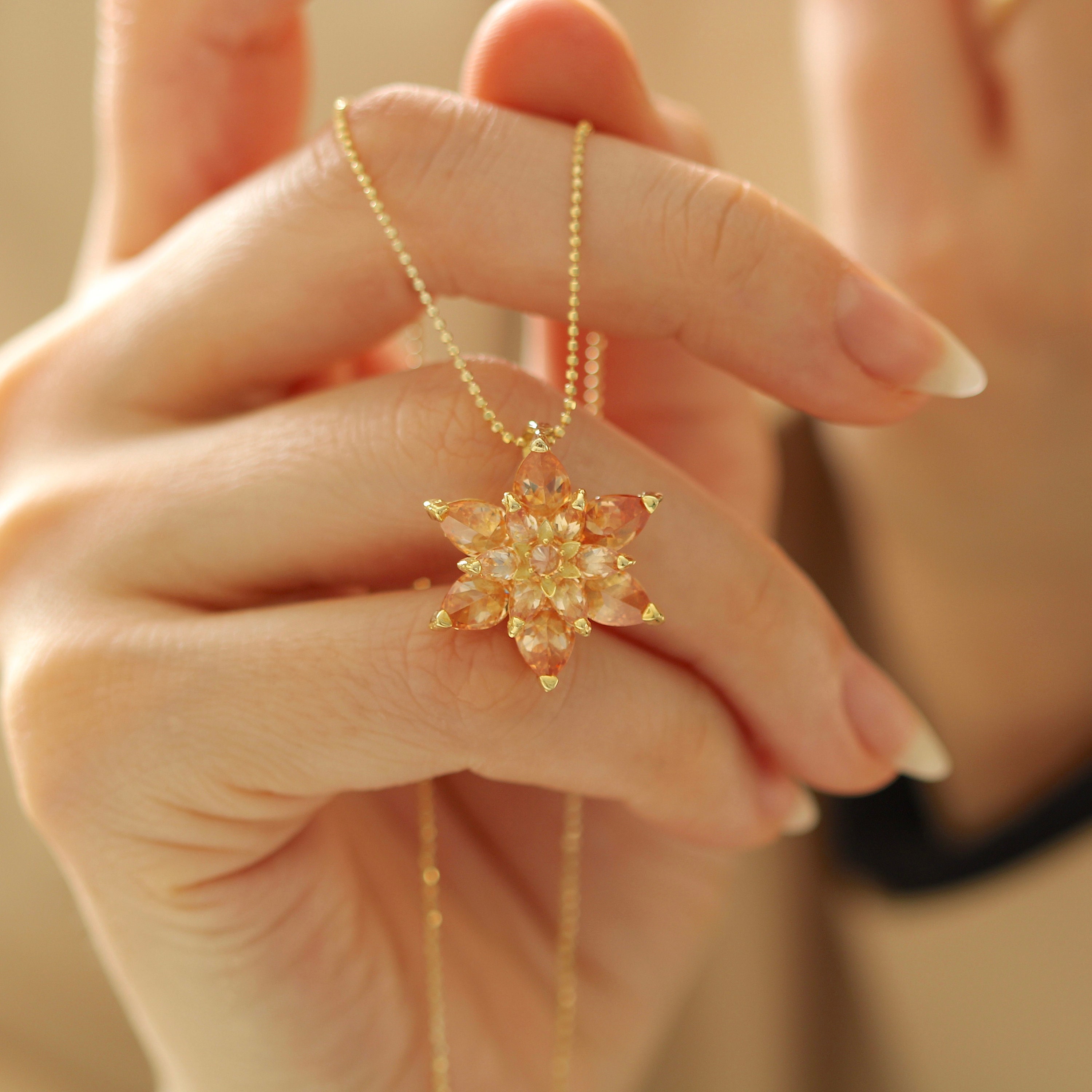 Rose Gold Lotus Flower Necklace Small Lotus Necklace Etsy Singapore