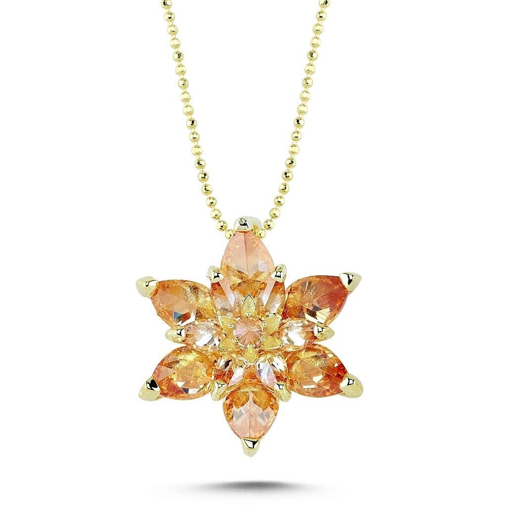 Rose Gold Lotus Flower Necklace Small Lotus Necklace Etsy Singapore