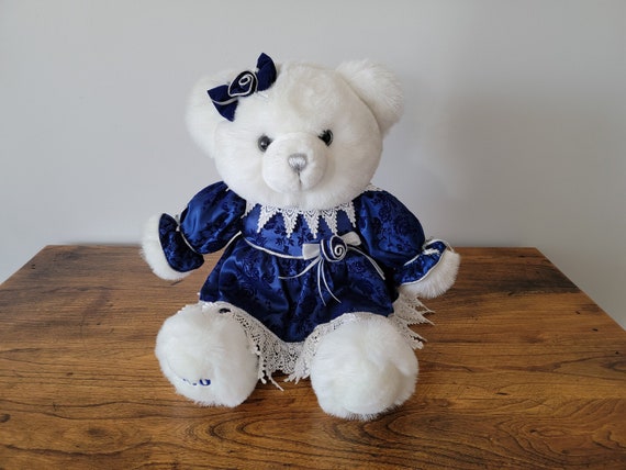 dan dee white teddy bear