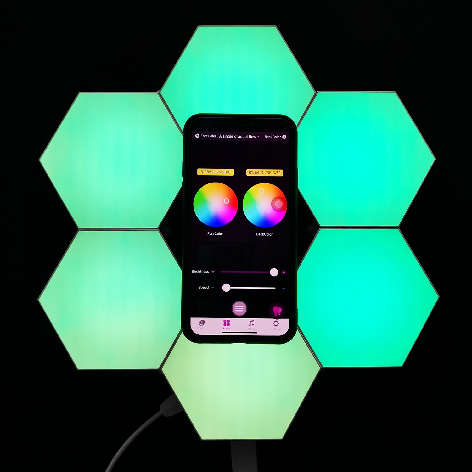 Led Lights with App Control Modular Assembly Helios Etsy