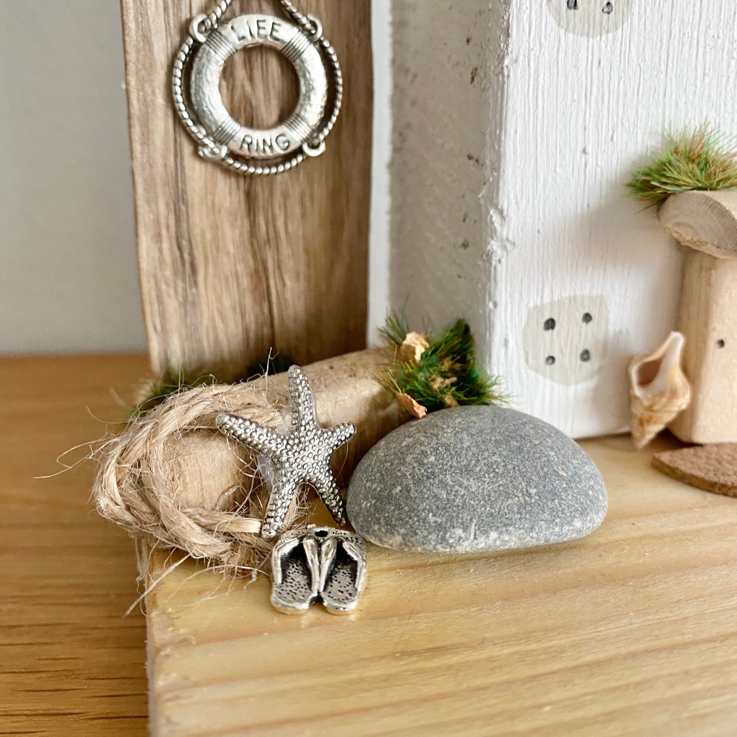 Casa de playa ornamento-casa de madera-Decoración temática | Etsy