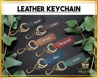 Wholesale 500pcs Cowhide Leather Keychains