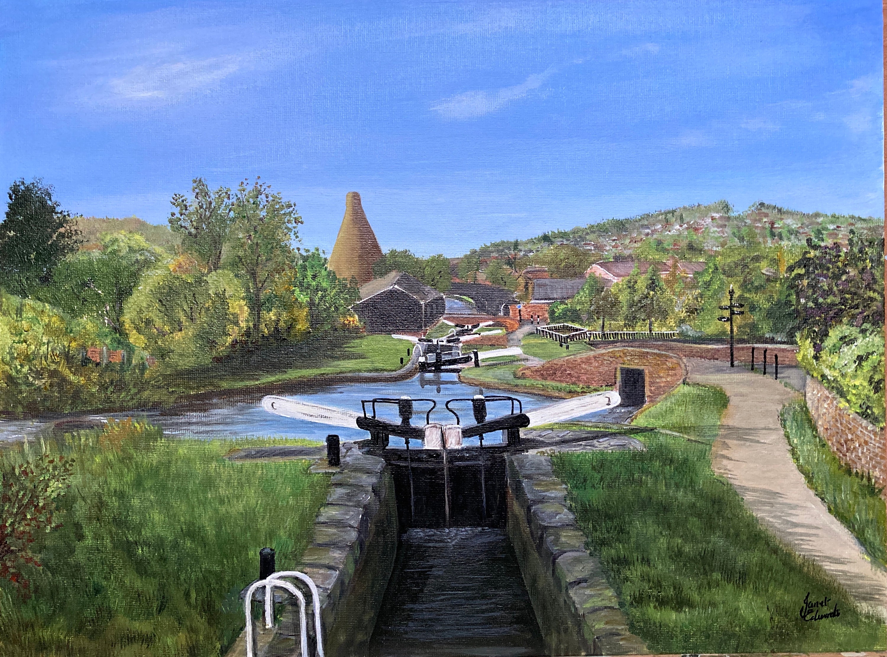 Wordsley Cone and Locks in Summertime PRINTS Etsy UK