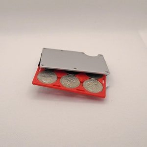 ChangeCard - Quarters Only - coin holder for Ridge Wallet and Minimalist Wallets