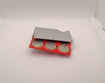 ChangeCard - Quarters Only - coin holder for Ridge Wallet and Minimalist Wallets