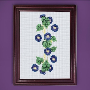 Morning Glories Cross-stitch Pattern