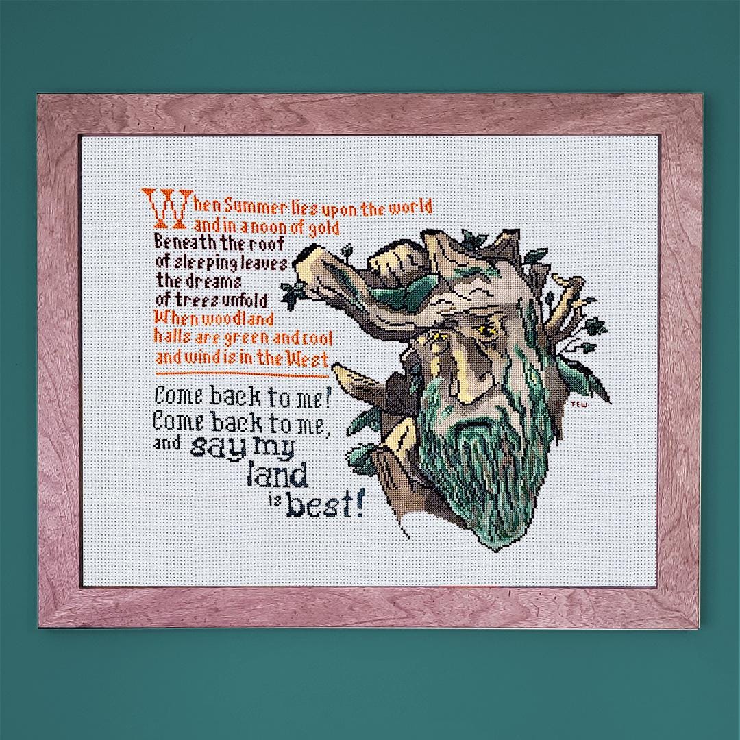 Treebeard Pattern Treebeard Cross-stitch Pattern - Etsy