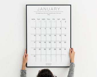 Giant Wall Calendar | Etsy