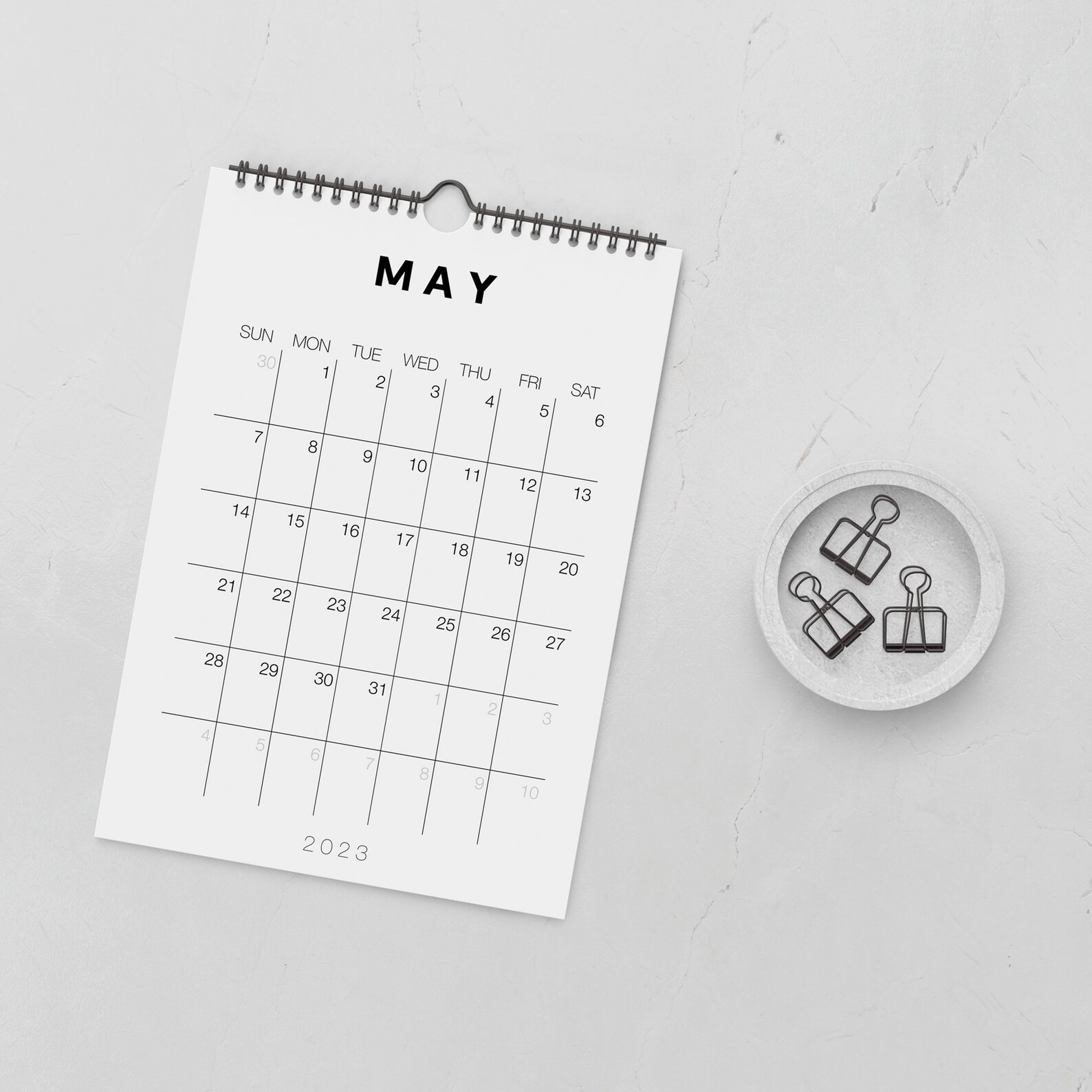 2023 Big Calendar Printable 2023 Big Wall Calendar 2023 Etsy