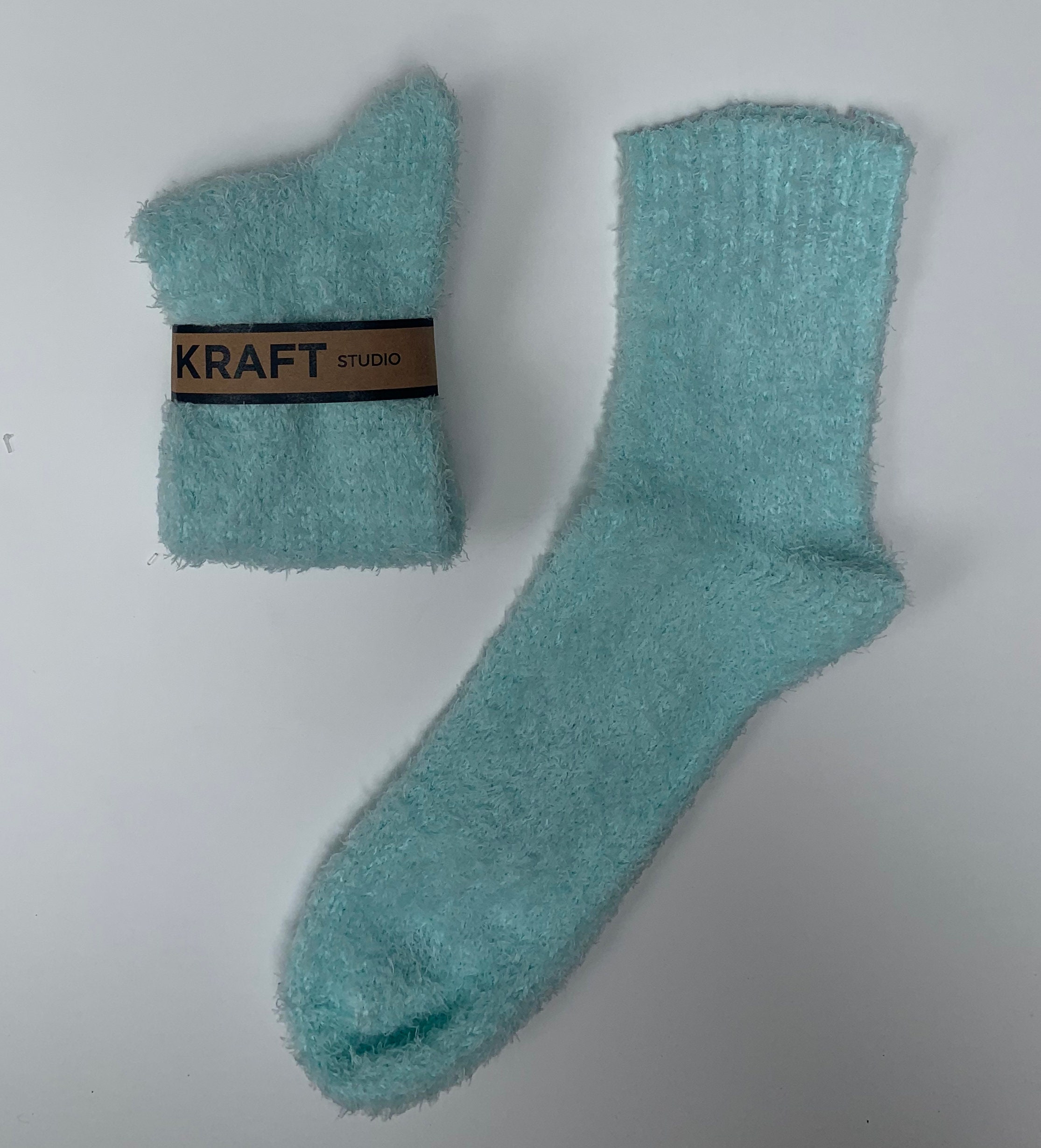 Warm fuzzy socks with pastel colors 10 different color | Etsy