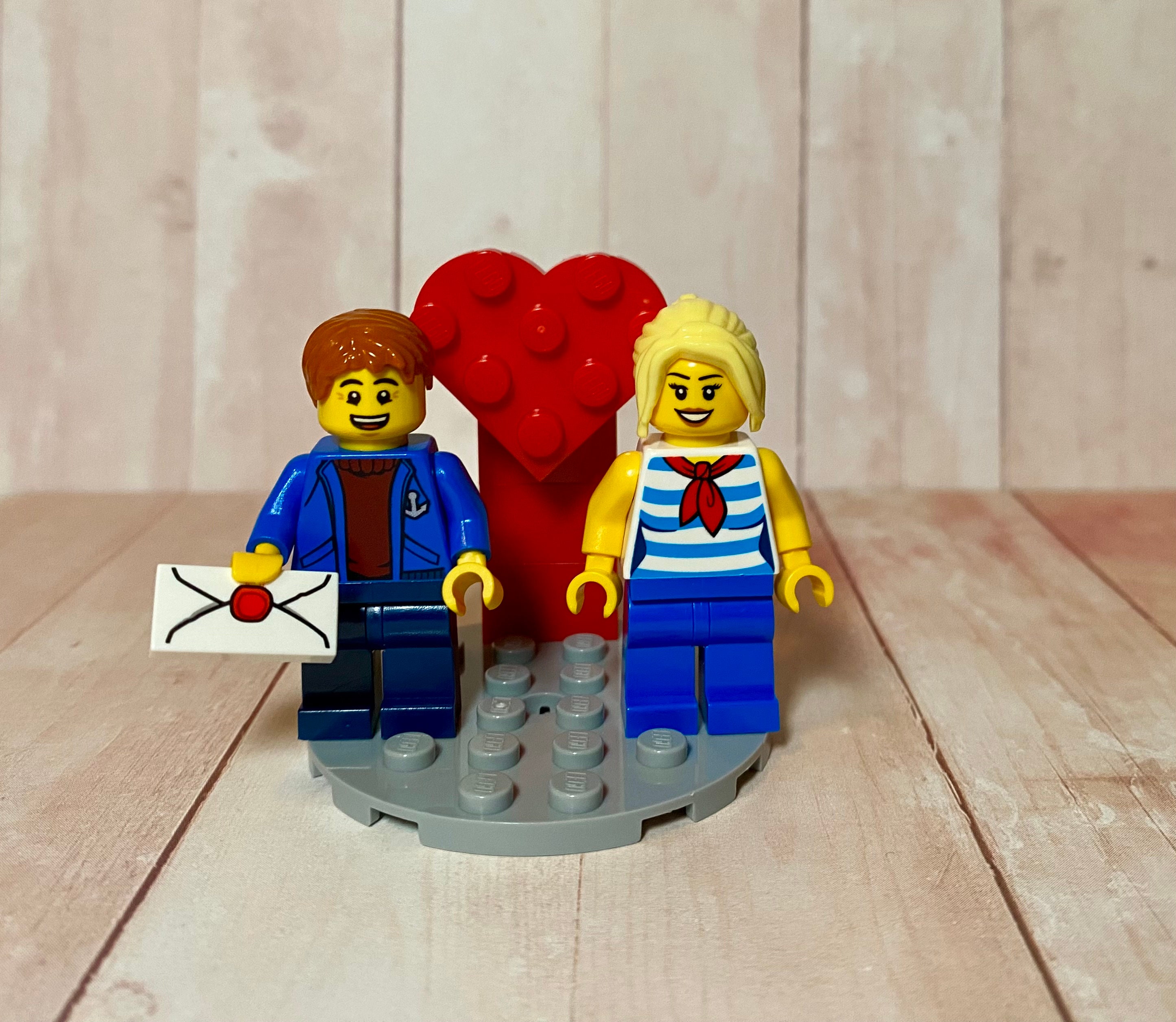 Couples in Love Personalized LEGO Figures / Create Your Own LEGO  Minifigures the Best Valentines Day / Anniversary Gift for Her & Him 