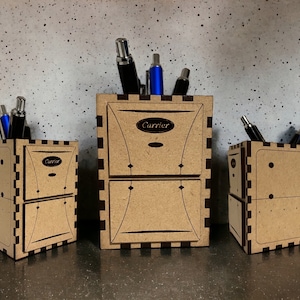 Furnace pencil holder