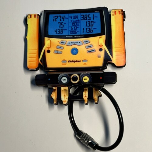 HVAC Fieldpiece Digital Manifold Keychain Etsy