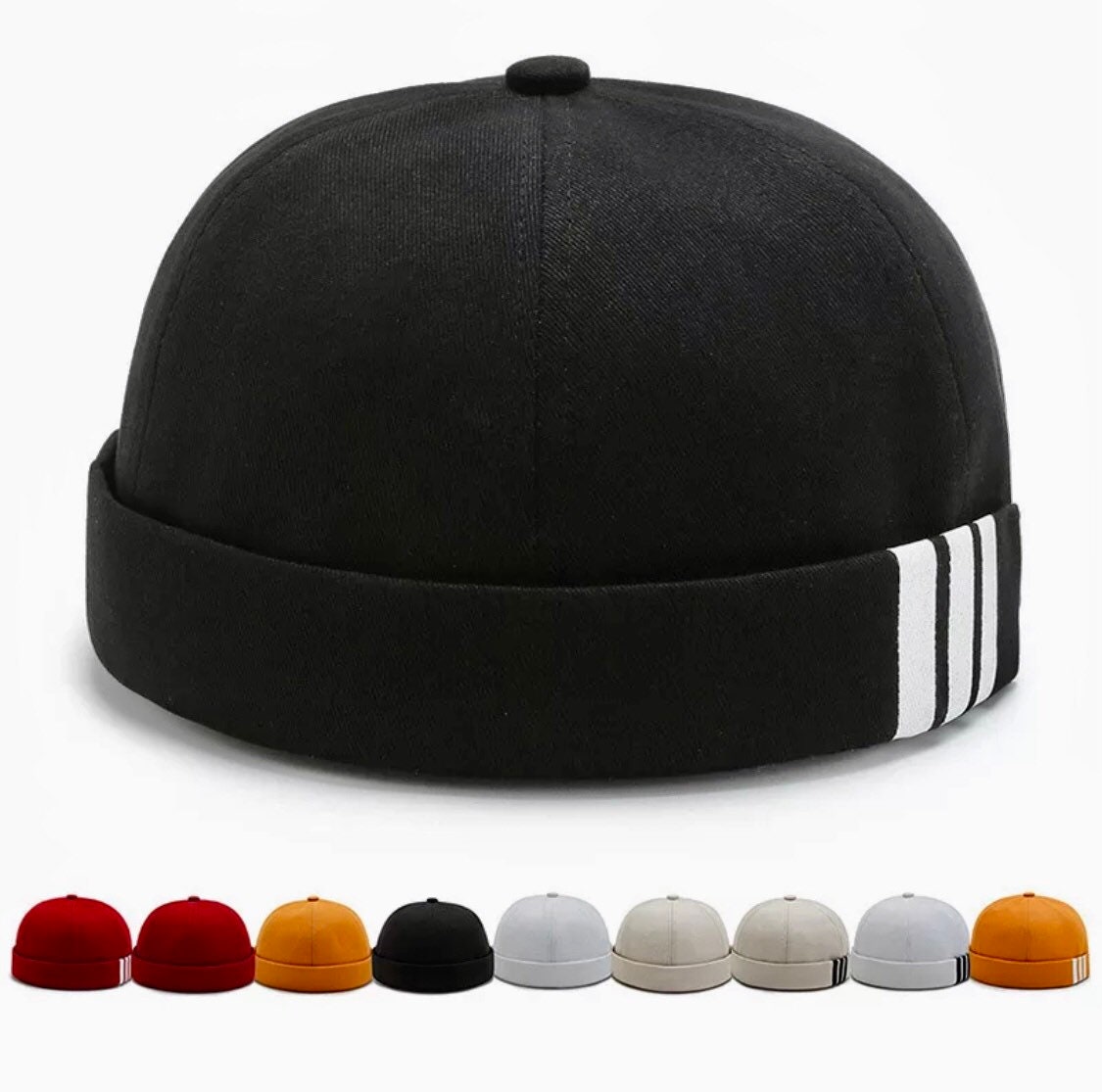 Brimless Docker Cap Beanies Round Cap 