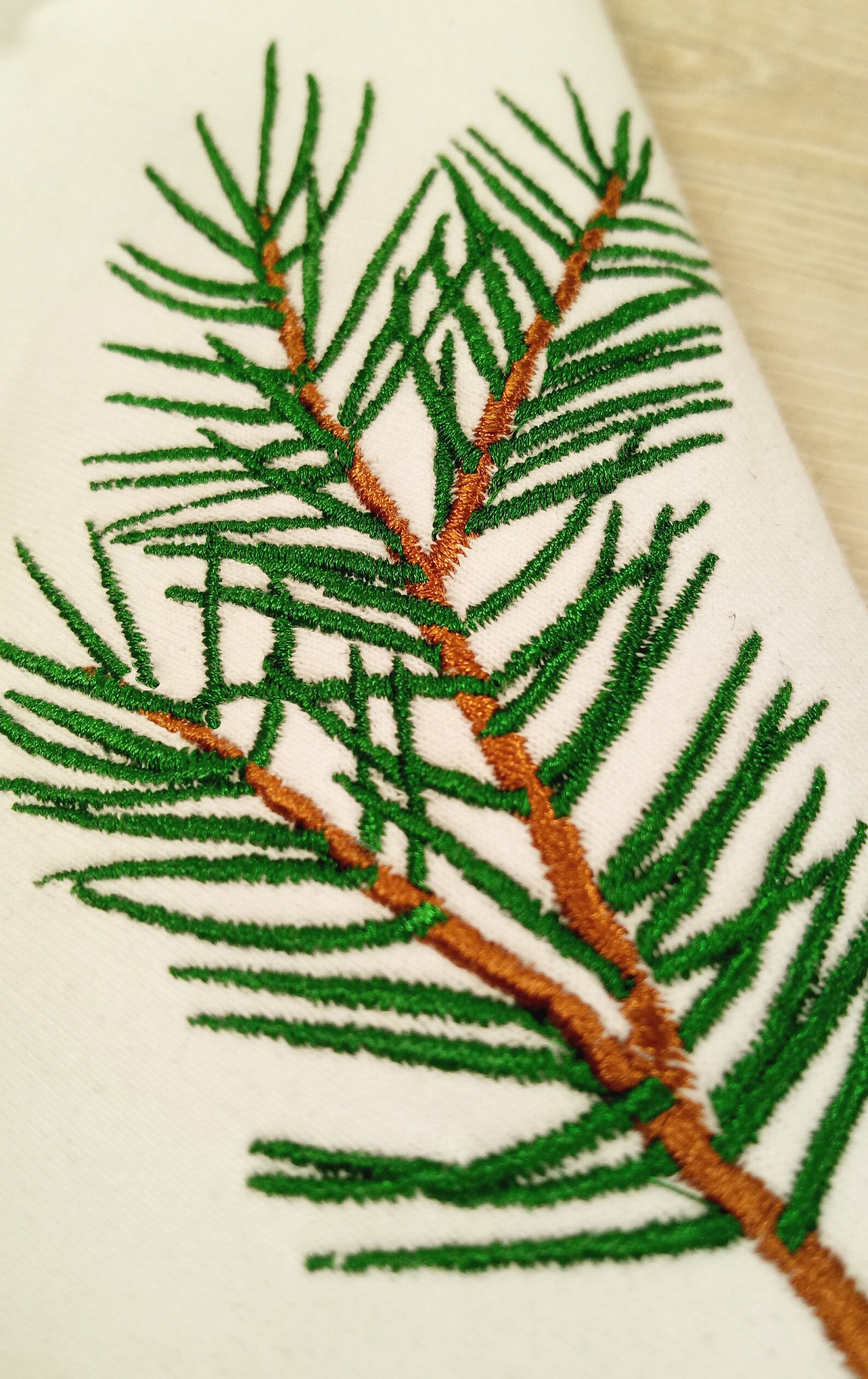 Fir embroidery design timber embroidery evergreen tree  etsy