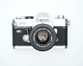 Canon FT QL + 35mm f3.5 - vintage 35mm film camera