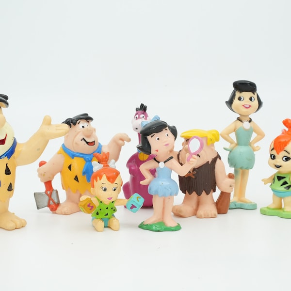 Vintage Flintstones-Figuren aus den 90er Jahren| Wählen Sie Ihren Favoriten | Flinstones-Puppen | Vintage-Puppen