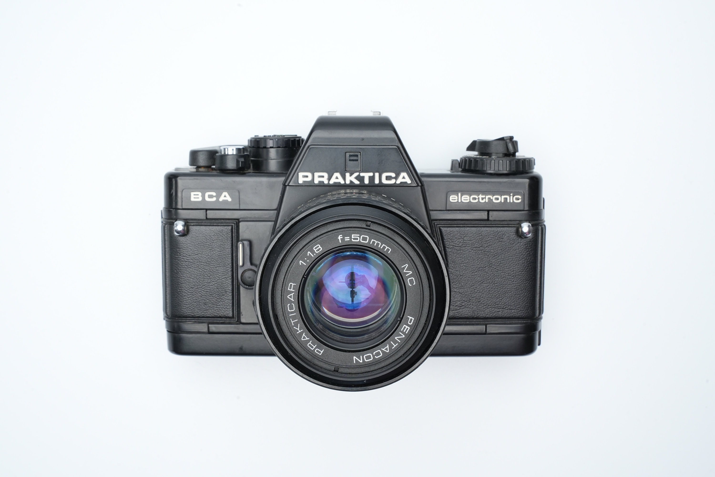 Praktica BCA Electronic + 50mm F2.4 Lens - Vintage 35mm SLR Camera