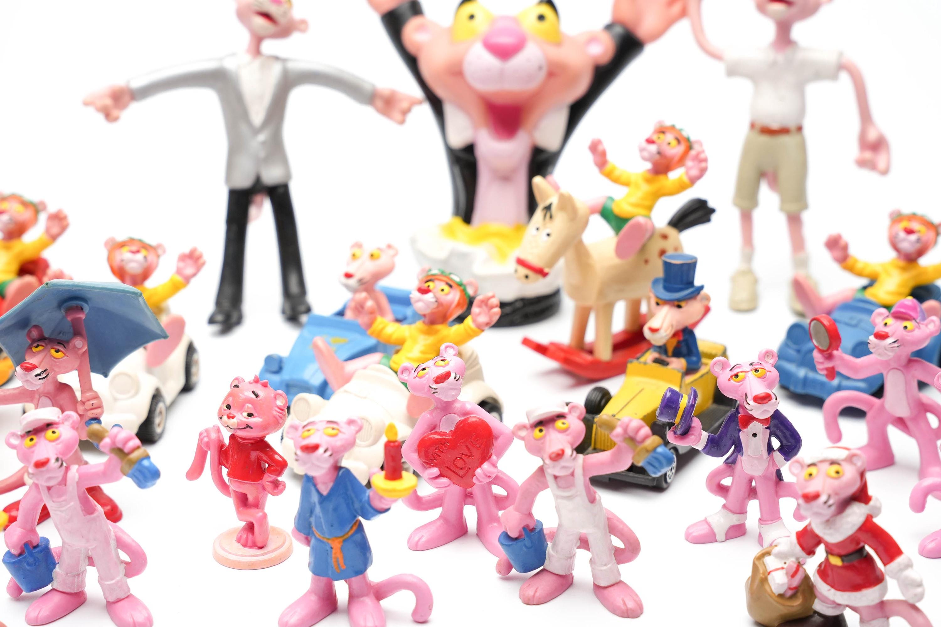80 年代のヴィンテージ ブリー ピンク パンサー人形 – お気に入りをお