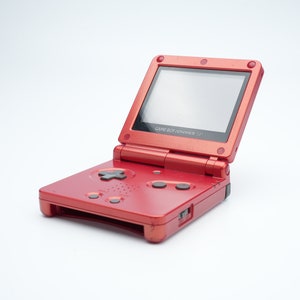 Nintendo Gameboy Advance SP - Red With Charger - Collectible - Etsy